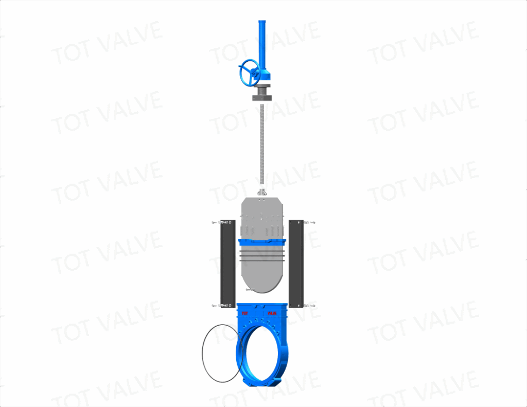 DN700 Unidirectional Knife Gate Valve Components