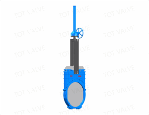 High flow capacity DN1000 Bidirectional Knife Gate Valve