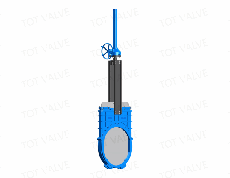 DN1000 Bi-Directional Rising Stem Wafer Manual Handwheel Knife Gate Valve