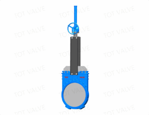 DN700 Uni-Directional Rising Stem Wafer Manual Handwheel Knife Gate Valve
