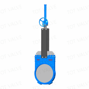 DN700 Uni-Directional Rising Stem Wafer Manual Handwheel Knife Gate Valve