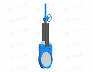 Rising Stem DN700 unidirectional knife gate valve