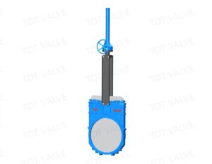 DN1000 Uni-Directional Rising Stem Wafer Manual Handwheel Knife Gate Valve