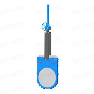 DN1000 Uni-Directional Rising Stem Wafer Manual Handwheel Knife Gate Valve