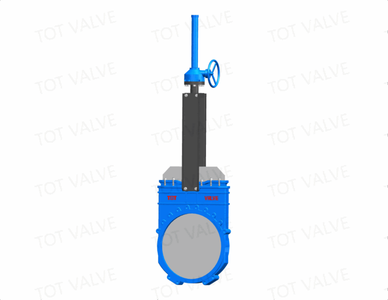 DN800 Uni-Directional Rising Stem Wafer Manual Handwheel Knife Gate Valve