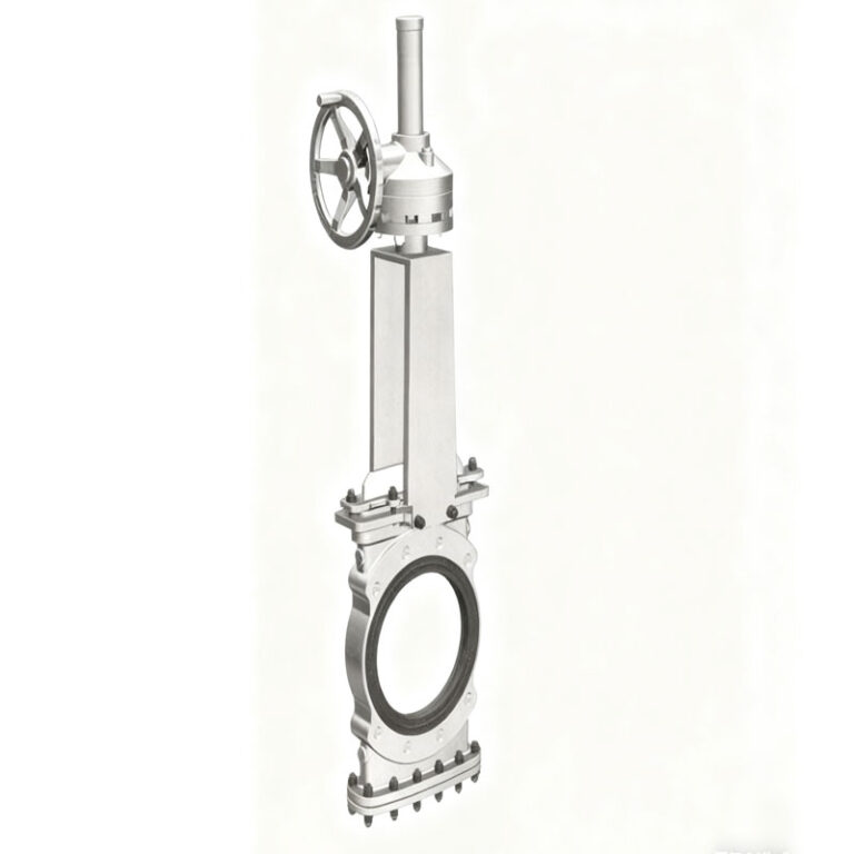 Bevel Gear Self-Sealing Push-Through Knife Gate Valve