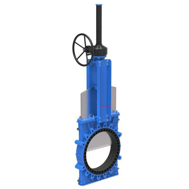 Carbon Steel Lugged Rising Stem Resilient Seated Bevel Gear Round Port Knife Gate Valve