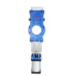 Cast-Iron-Ductile-Iron-Through-Conduit-Pneumatic-Actuation-Knife-Gate-Valve
