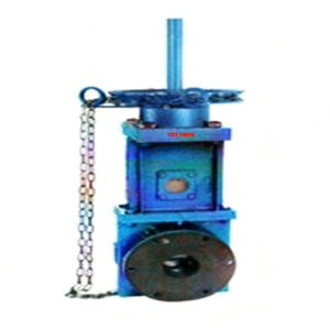 Chainwheel-Resilient-Seated-Slurry-Knife-Gate-Valve