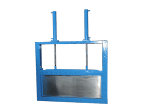 Double Hydraulic Actuator Square Port Knife Gate Valve