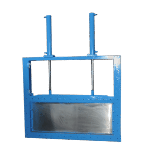 Double Hydraulic Actuator Square Port Knife Gate Valve