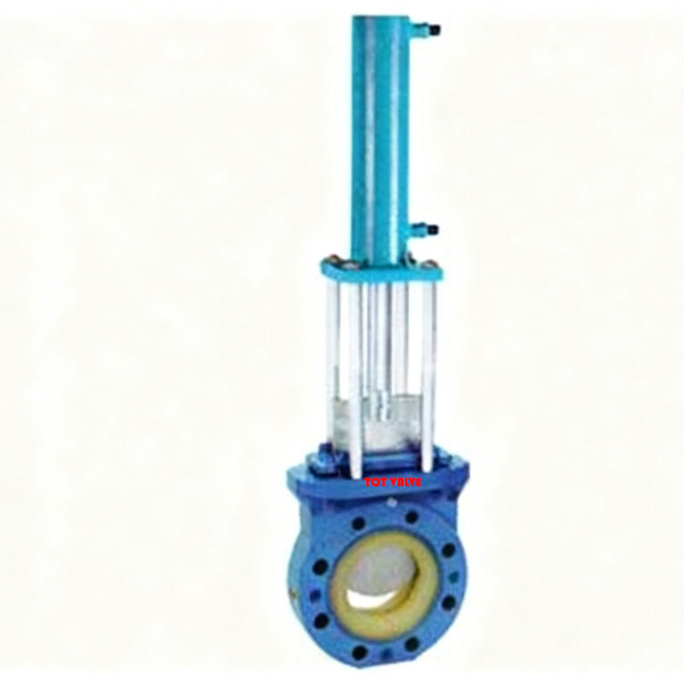 Hydraulic PU Lined Flanged Knife Gate Valve