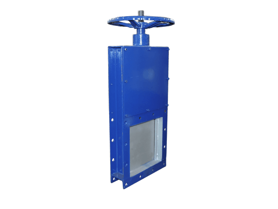 Manual Handwheel Full Enclosed Square Port Knife Gate Valve