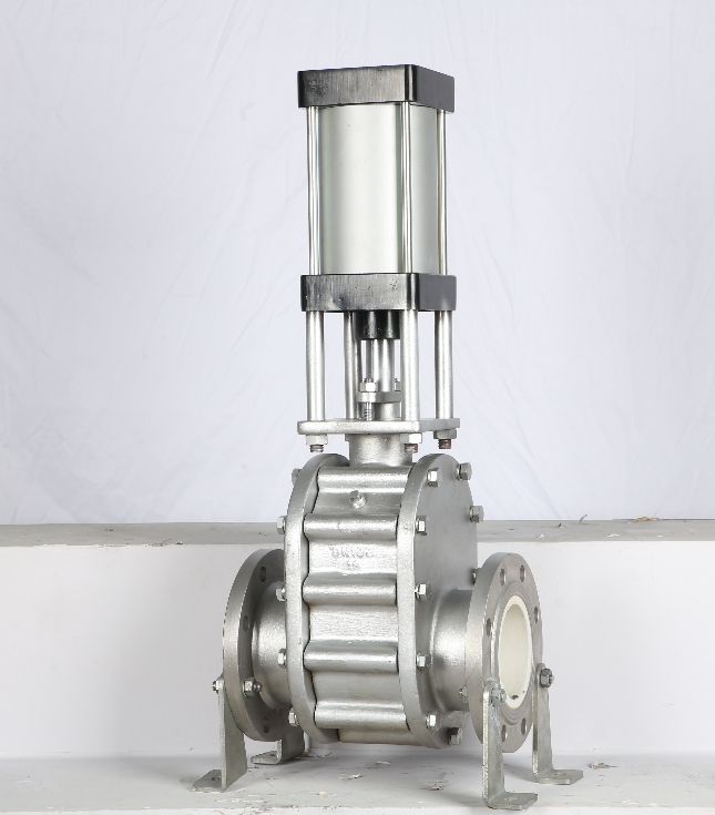 Pneumatic Double Disc Knife Gate Valve