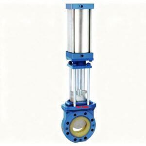 Pneumatic-PU-Lined-Flanged-Knife-Gate-Valve