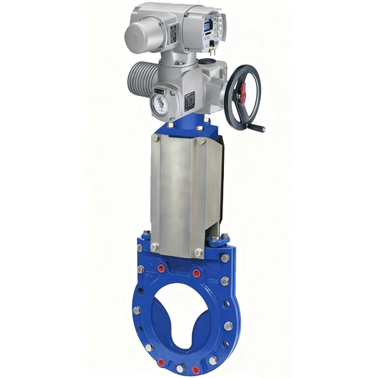 Quick-Change Seat Design Electric Throttling/Regulating Knife Gate Valve