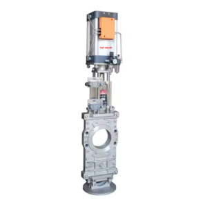 Stainless-Steel-Pneumatic-Actuation-Round-Port-Through-Conduit-Knife-Gate-Valve