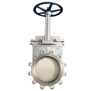 Stainless-Steel-Rising-Stem-Lugged-Manual-Handwheel-Metal-Seated-Knife-Gate-Valve
