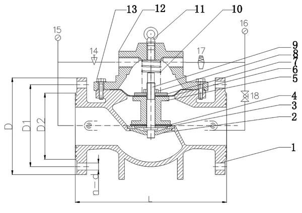 Pressure Reducing Valve Drawing