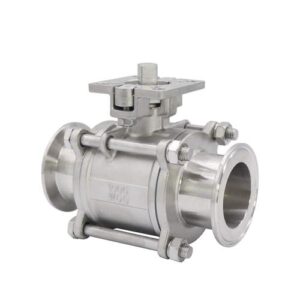 Stainless Steel 3-Piece Tri-Clamp Ball Valve