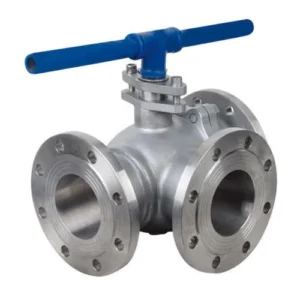 Stainless Steel 3-Way Flanged Plug Valve