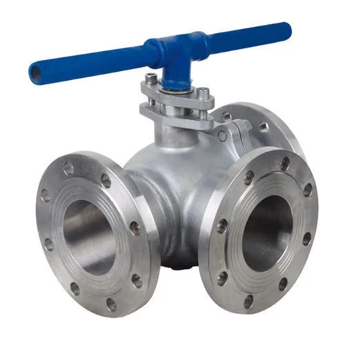 Stainless Steel 3-Way Flanged Plug Valve
