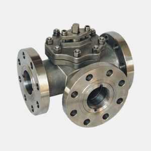 Titanium Alloy Three-Way Ball Valve