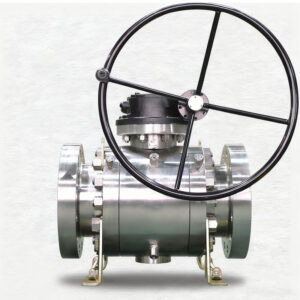 Top-Entry Ball Valve with PEEK Seat, Full Bore, and Turbine Operation