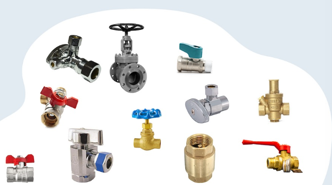 types of water shut off valves