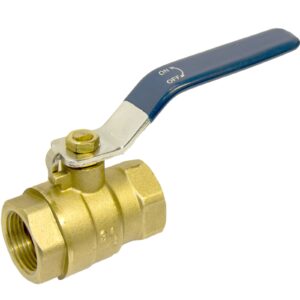 3/4 brass ball valve threaded