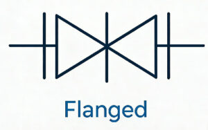 Flanged Gate Valve Symbol
