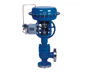 Pneumatic Angle Globe Control Valves