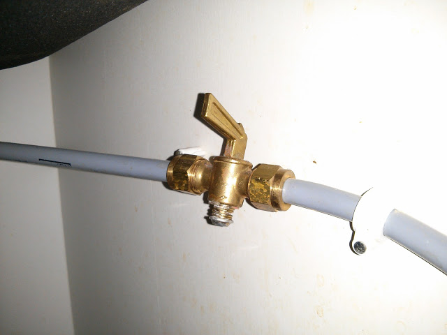 Refrigerator Water Line Shut Off Valve