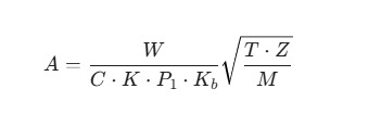 The Sizing Formulas For Gas and Vapor
