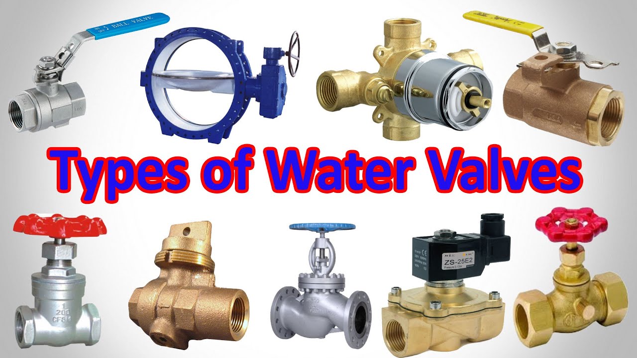 Types of Water Shut Off Valves