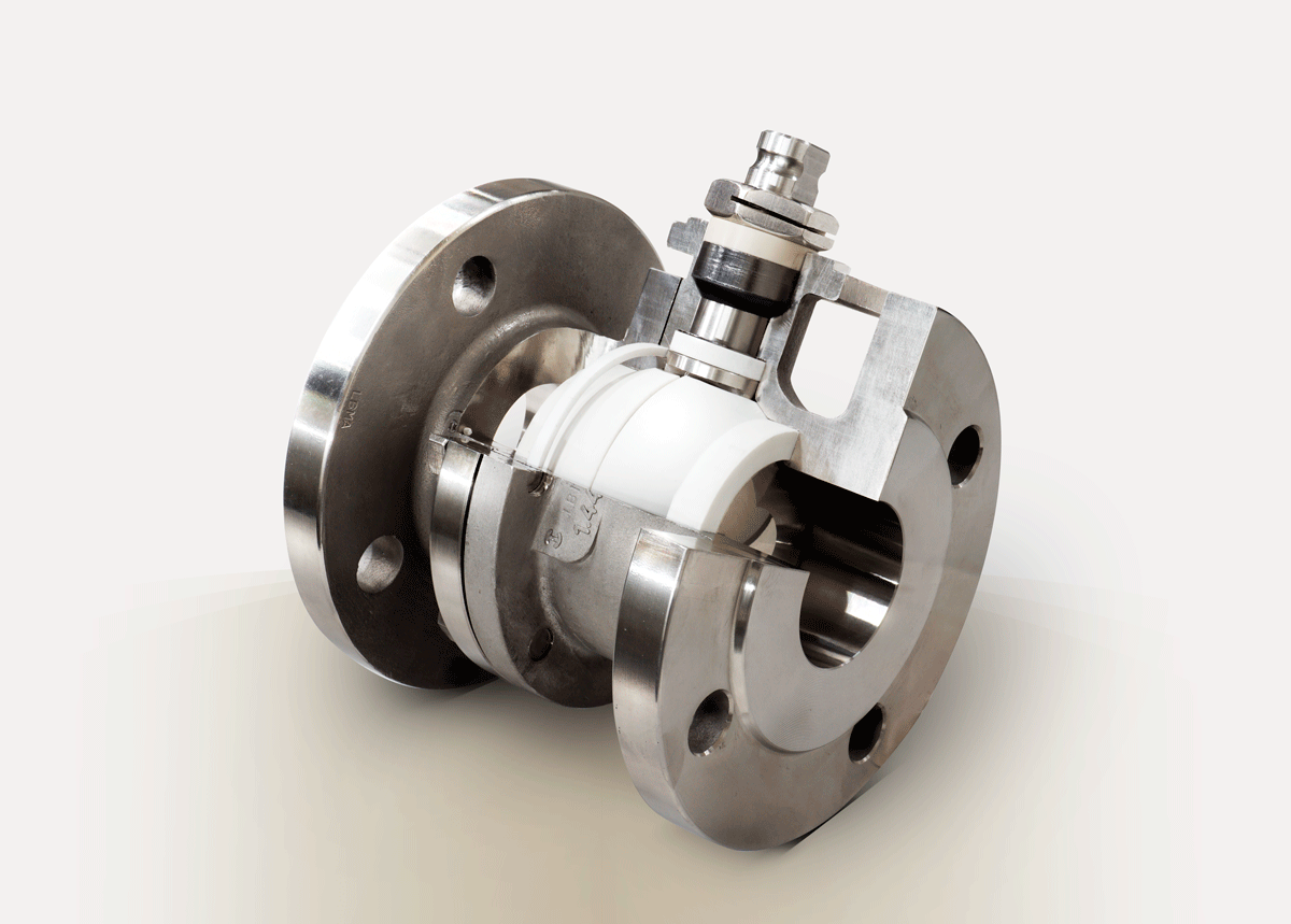 cavity filled ball valves