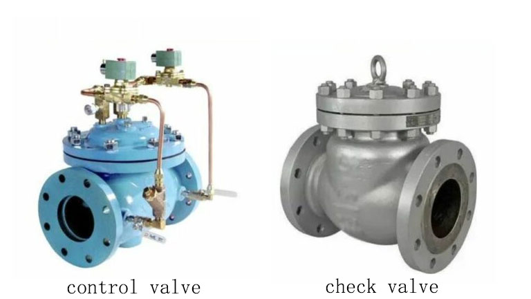 control valve vs check valve