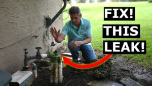 how do you fix a leaky sprinkler valve