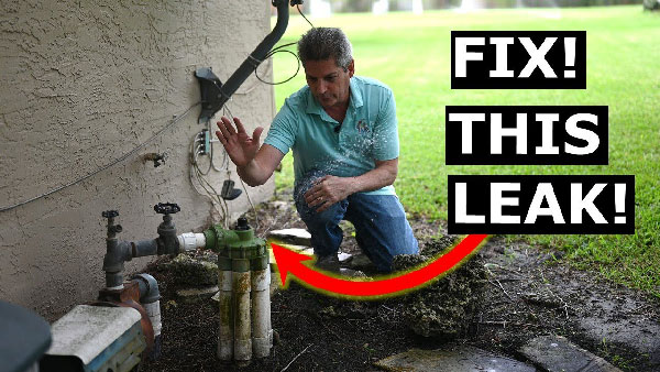 how do you fix a leaky sprinkler valve