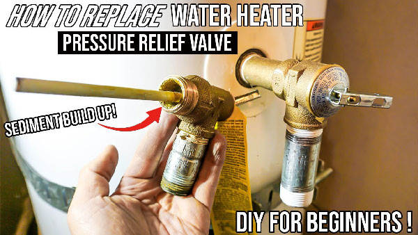 how to replace a water heater pressure relief valve