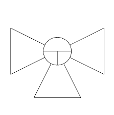 p&id symbol for 3-way T port valve