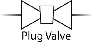 p&id symbol for plug valve
