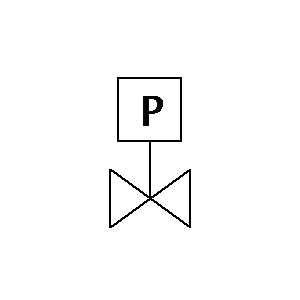 pneumatic gate valve symbol