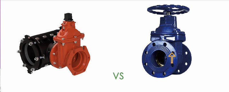 tapping valve vs gate valve