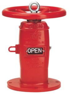 wall post indicator valve