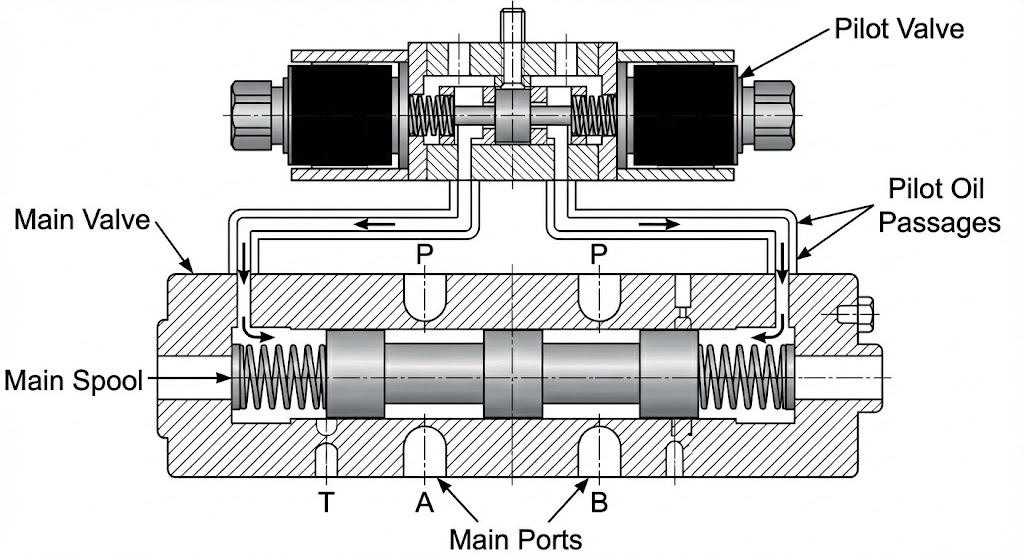 Industrial Proportional Valve drawing